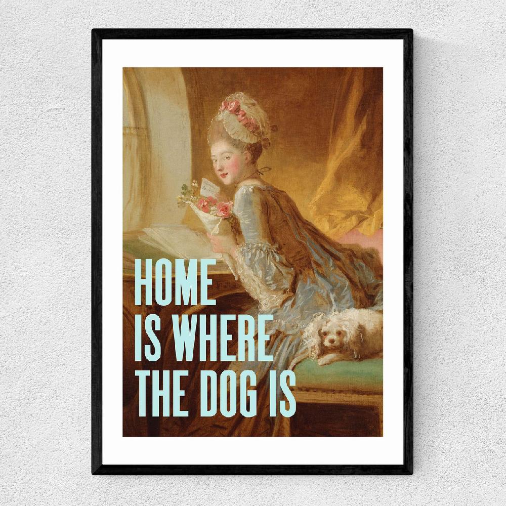 east end prints Home Is Where The Dog Is