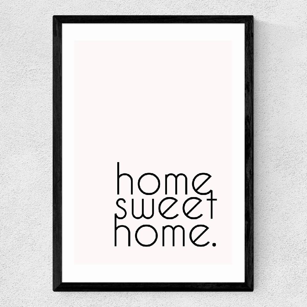 East End Prints Home Sweet Home