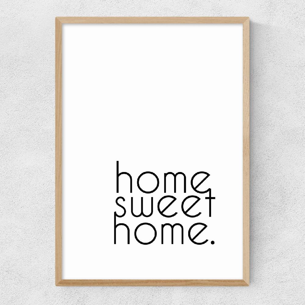 East End Prints Home Sweet Home
