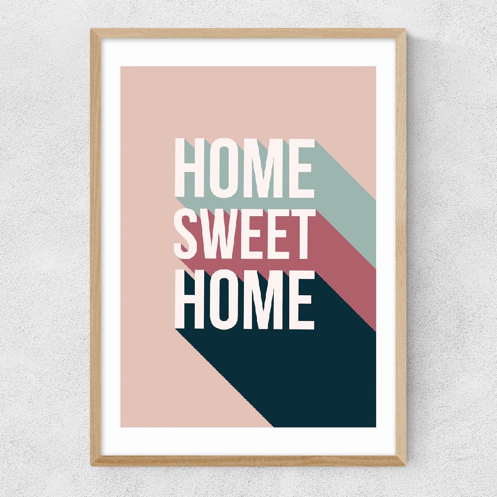 East End Prints Home Sweet Home By Native State