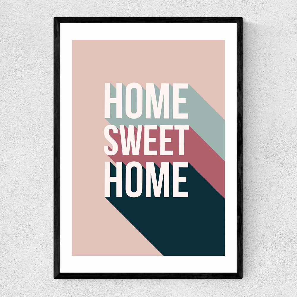 east end prints Home Sweet Home by Native State