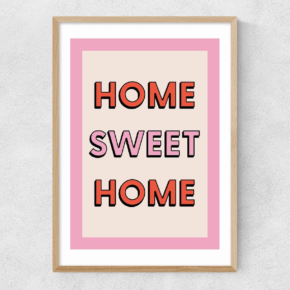 East End Prints Home Sweet Home By Studio Eleni