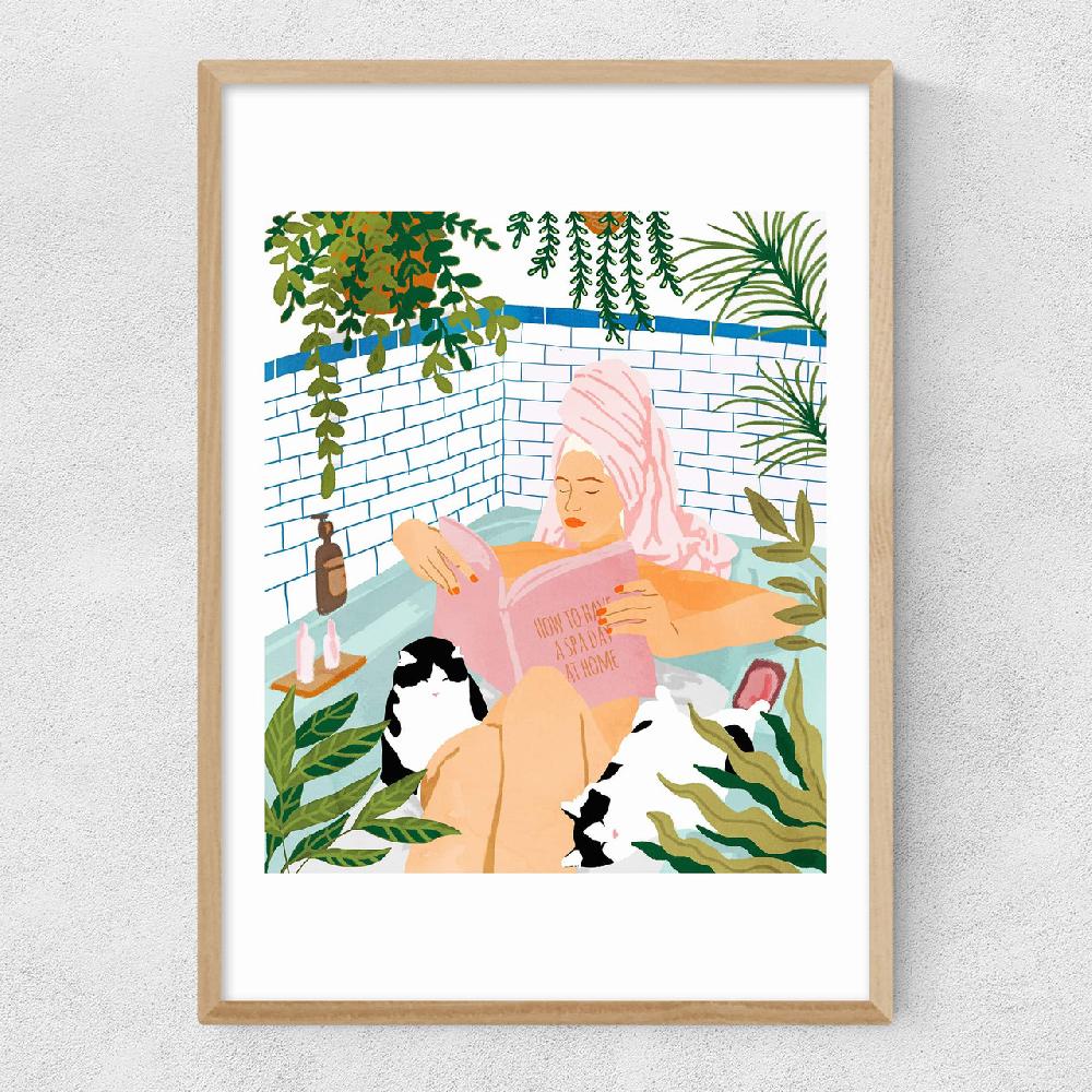 East End Prints How To Have A Spa Day At Home