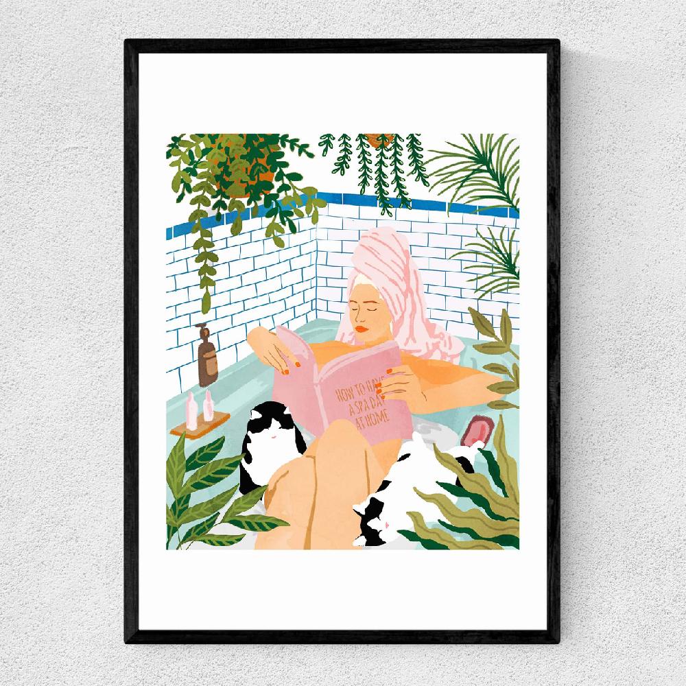 east end prints How To Have A Spa Day At Home