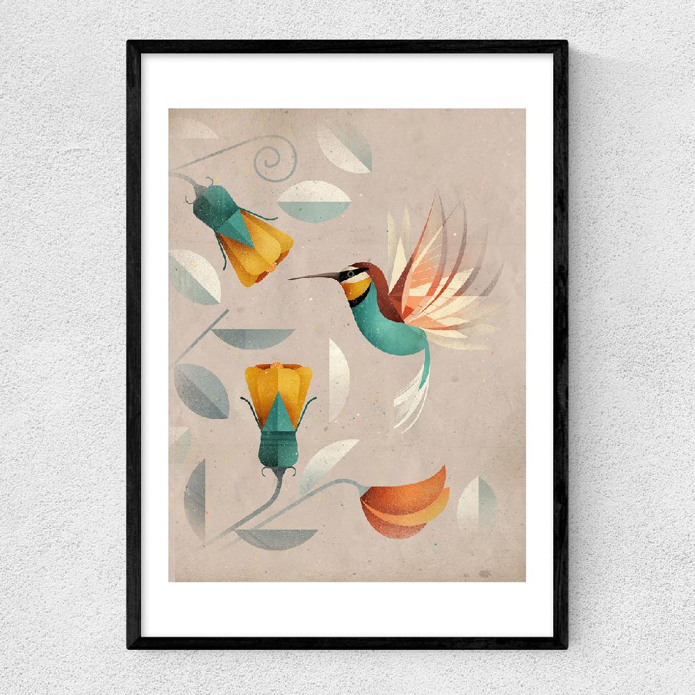 east end prints Hummingbird by Dieter Braun