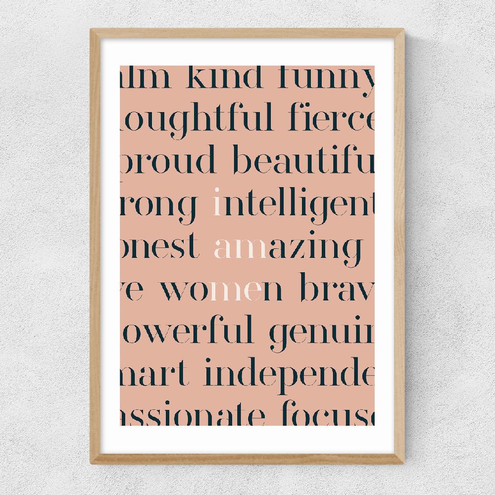 East End Prints I Am Woman