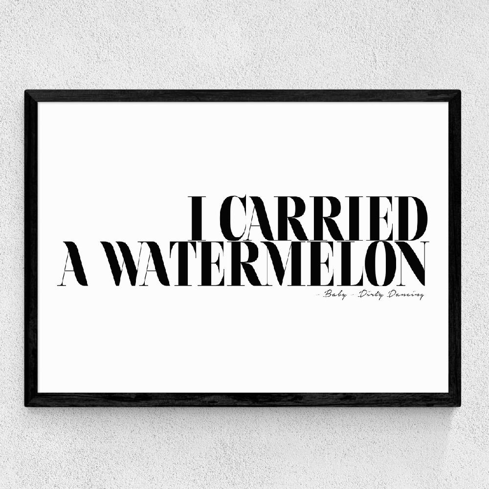 East End Prints I Carried A Watermelon
