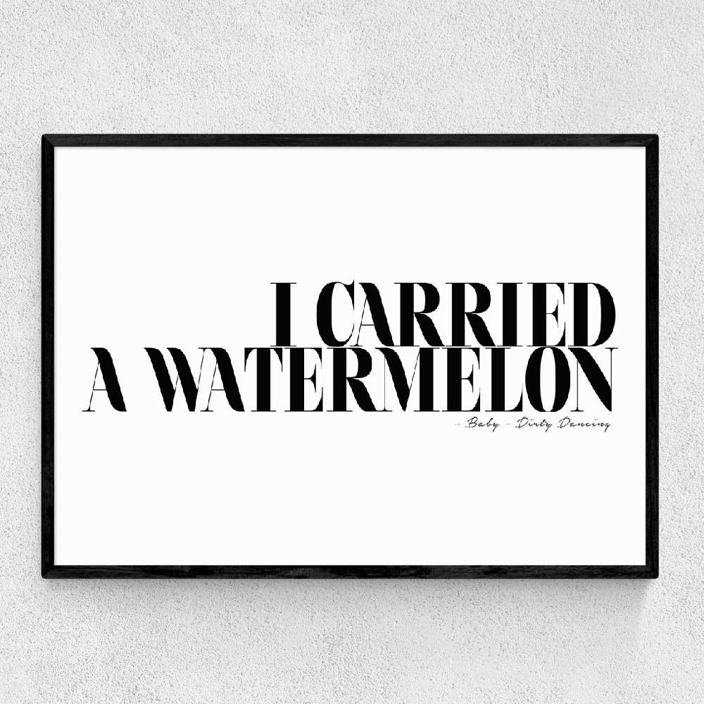 east end prints I Carried a Watermelon