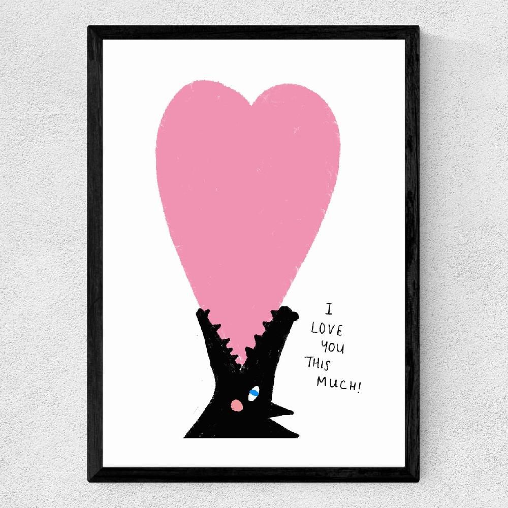 East End Prints I Love You This Much