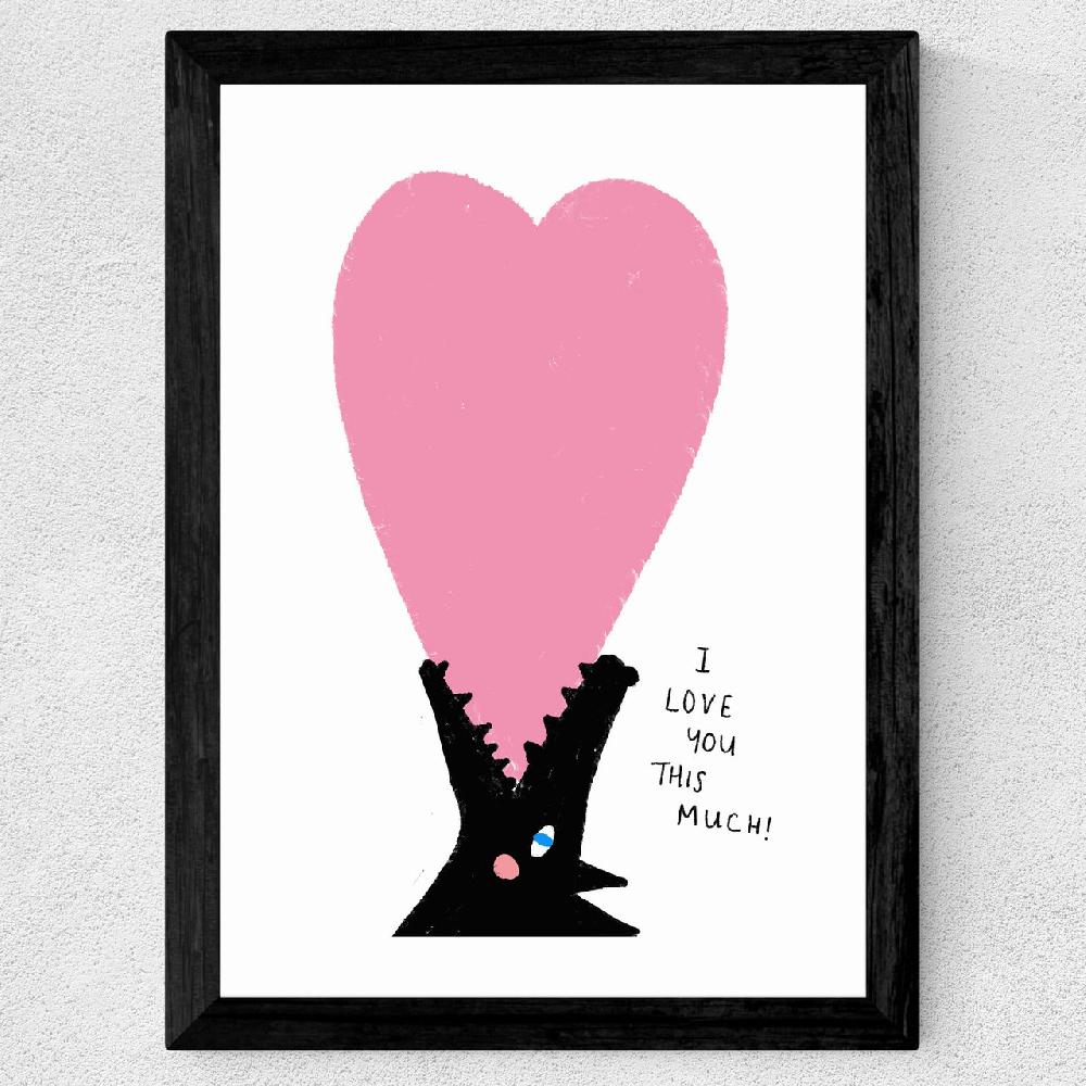 East End Prints I Love You This Much