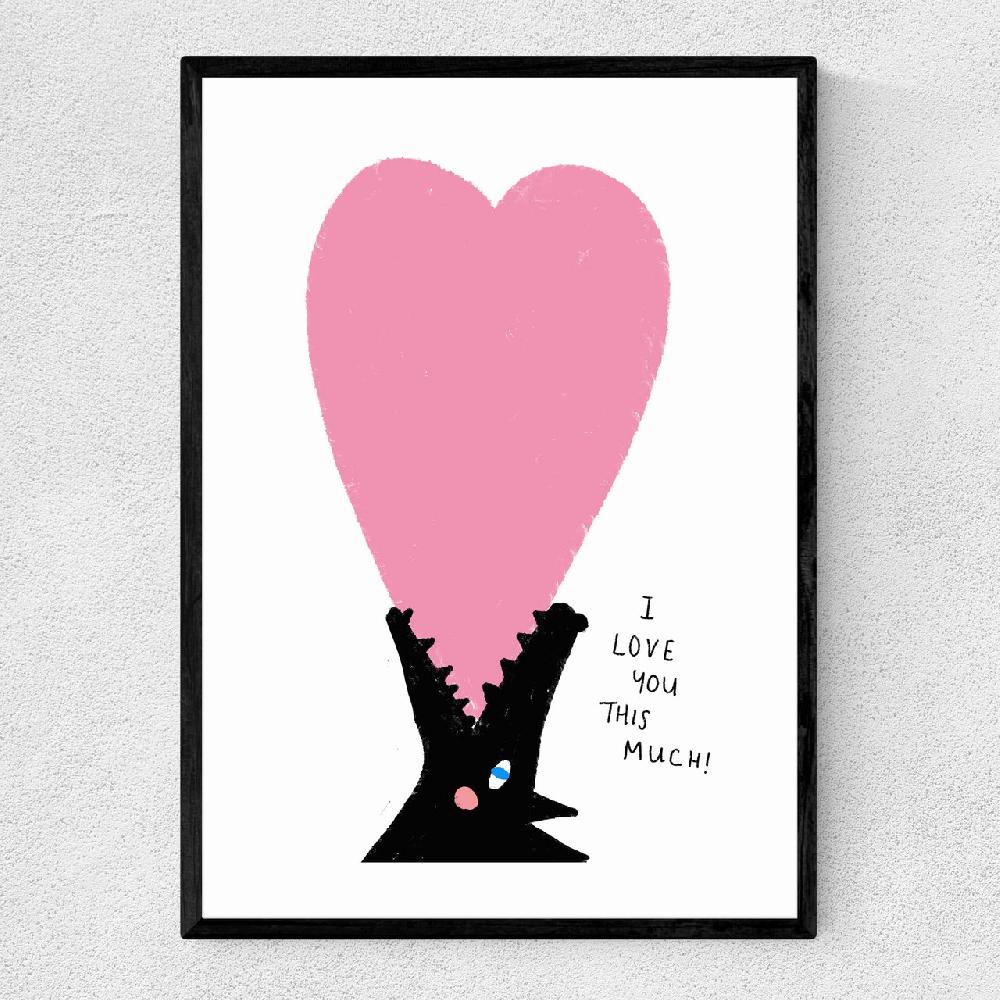 east end prints I Love You This Much