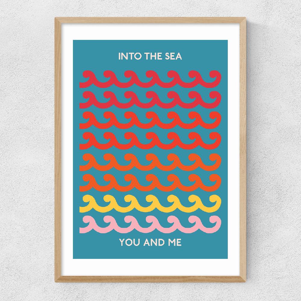 East End Prints Into The Sea You And Me