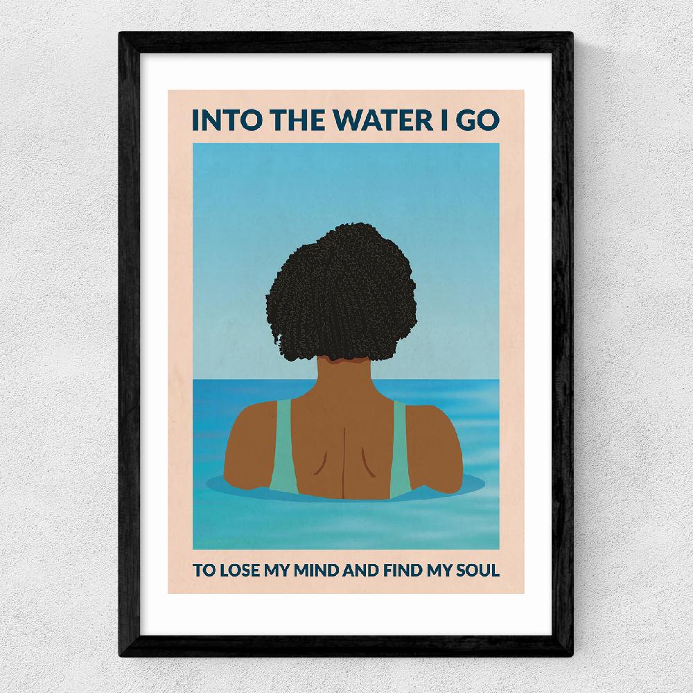 East End Prints Into The Water I Go