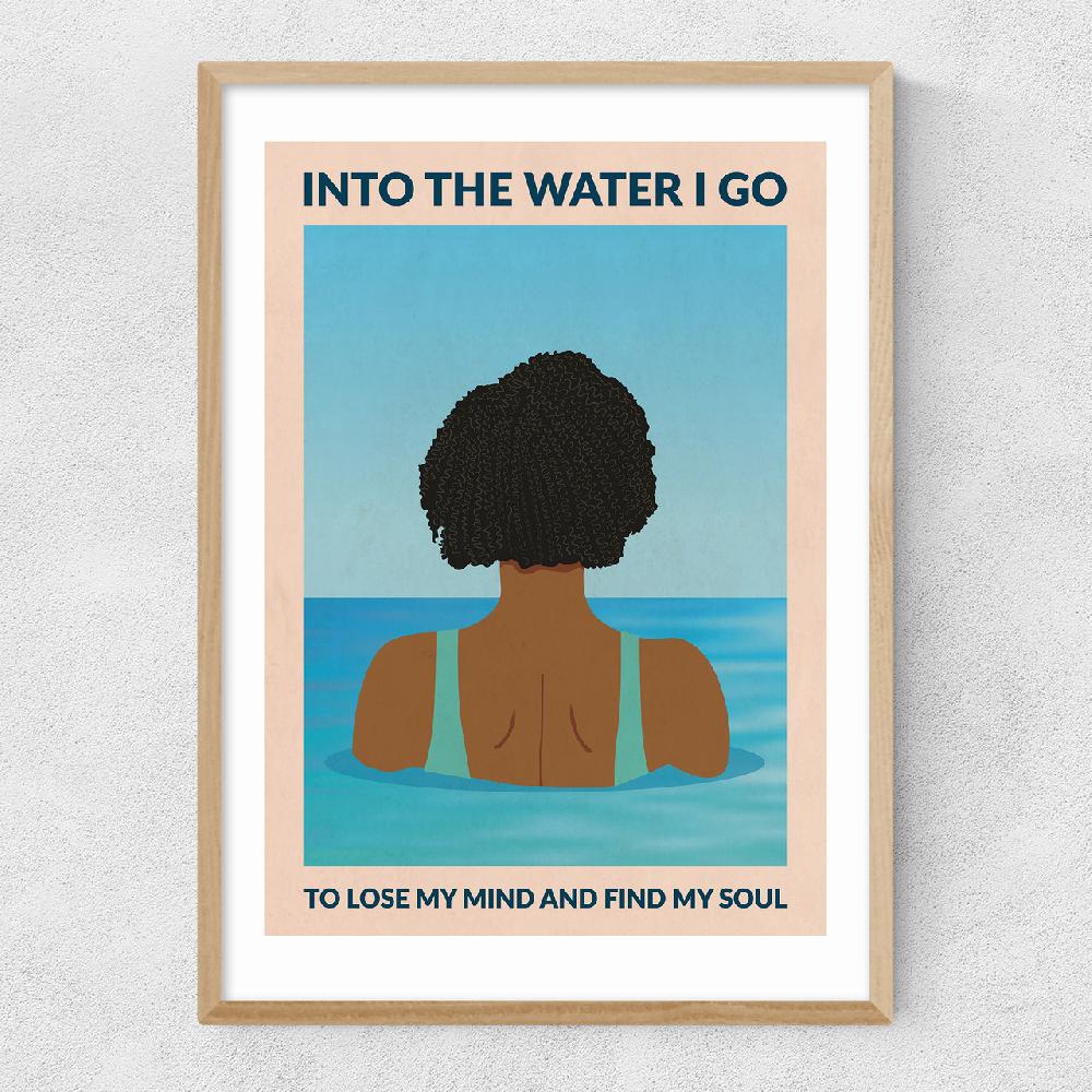 East End Prints Into The Water I Go