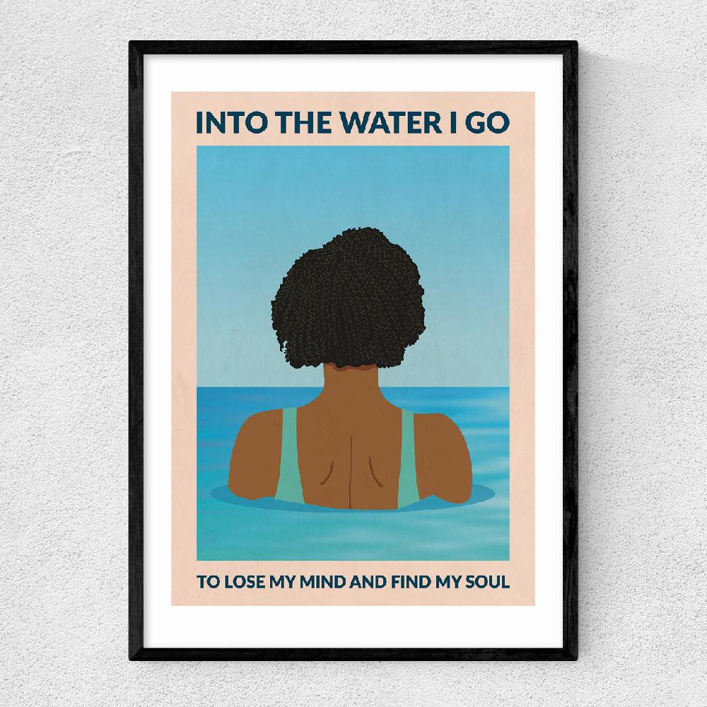 east end prints Into the Water I Go