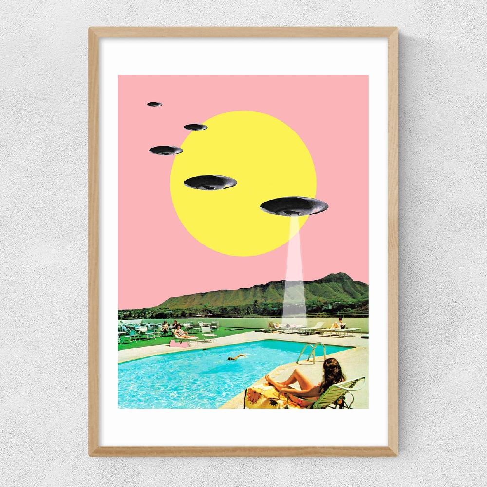 East End Prints Invasion On Vacation (UFO In Hawaii)