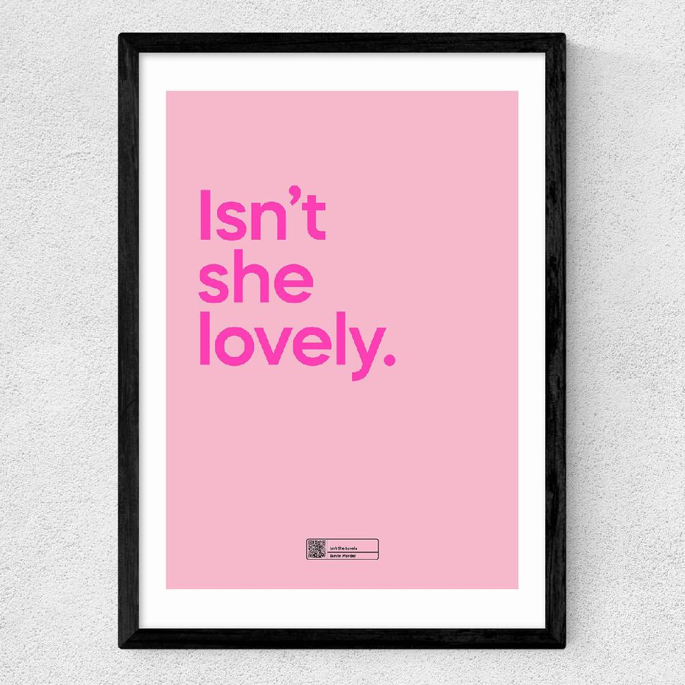 East End Prints Isn't She Lovely
