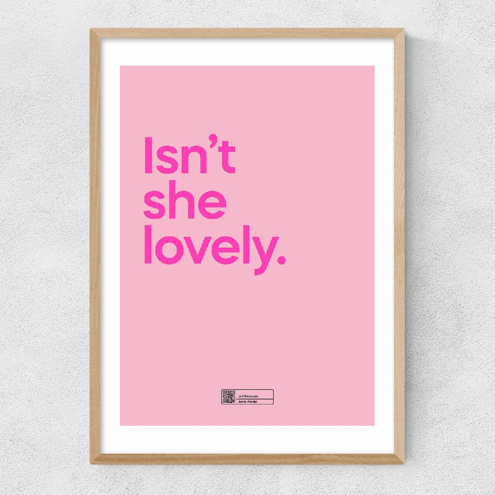 East End Prints Isn't She Lovely