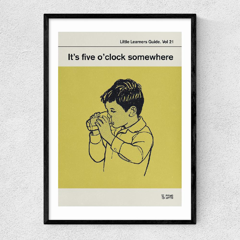 east end prints It's Five O'Clock Somewhere