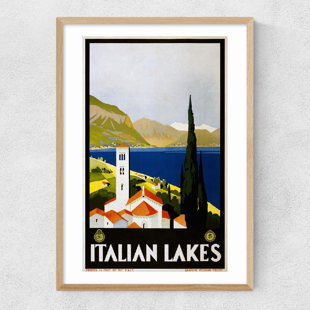 East End Prints Italian Lakes