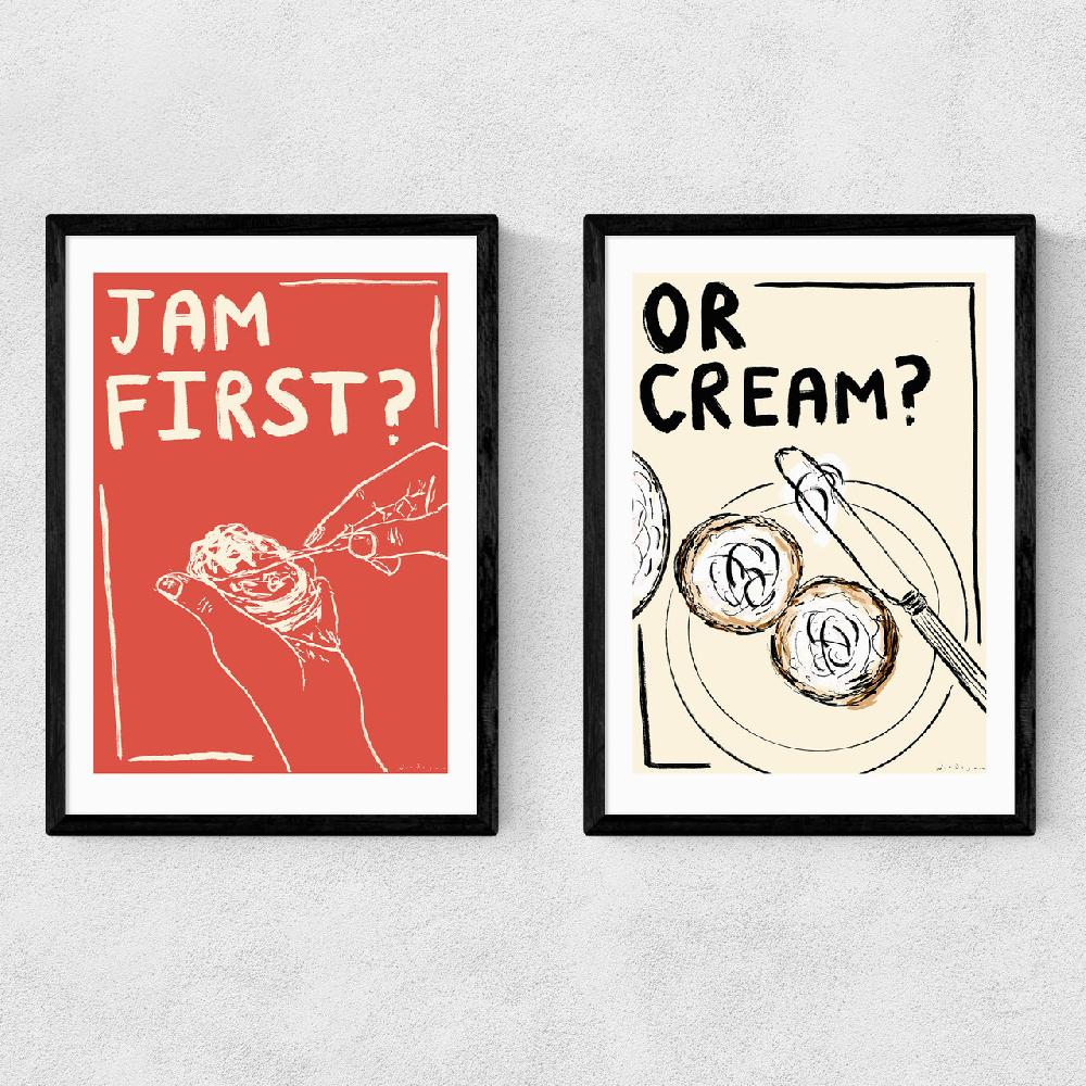 east end prints Jam or Cream?