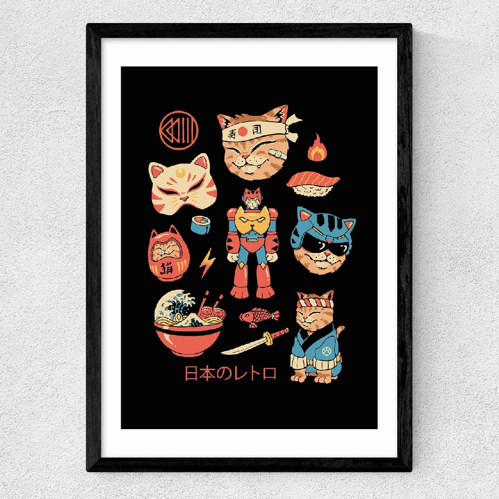 East End Prints Japanese Retro