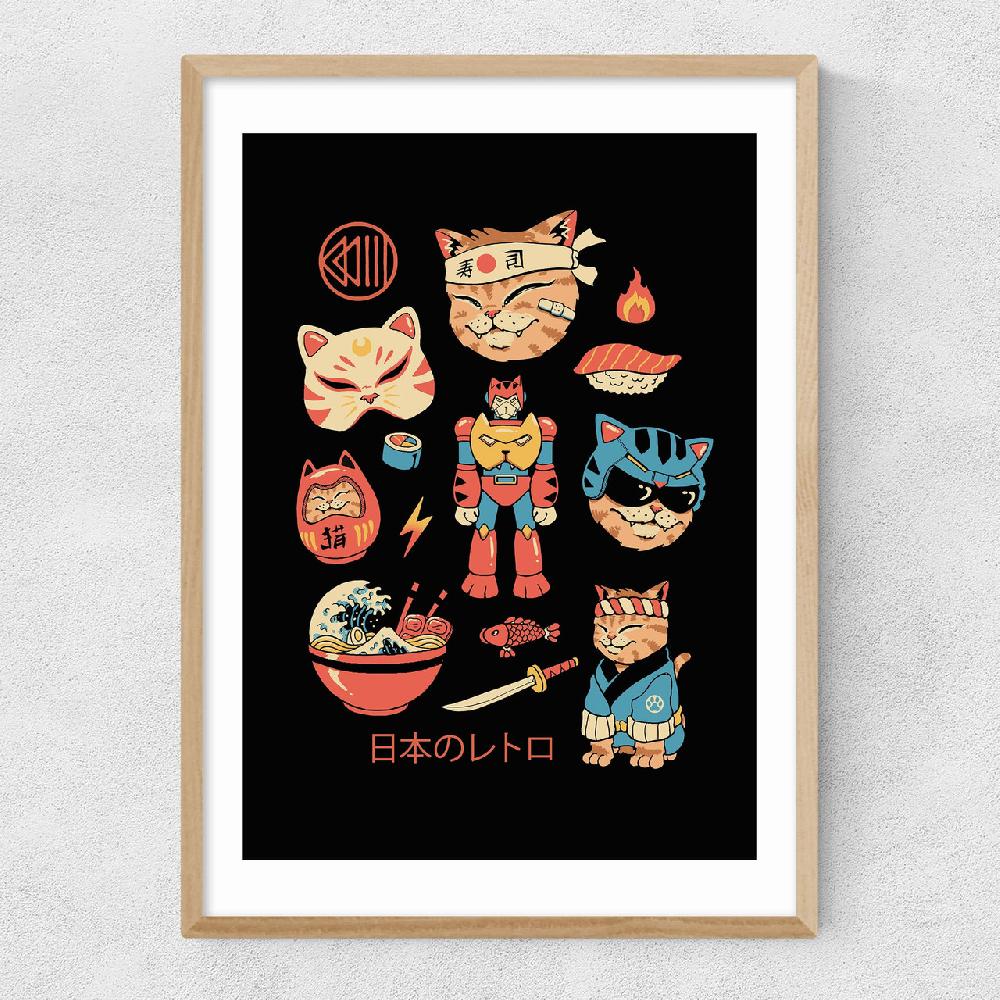 East End Prints Japanese Retro