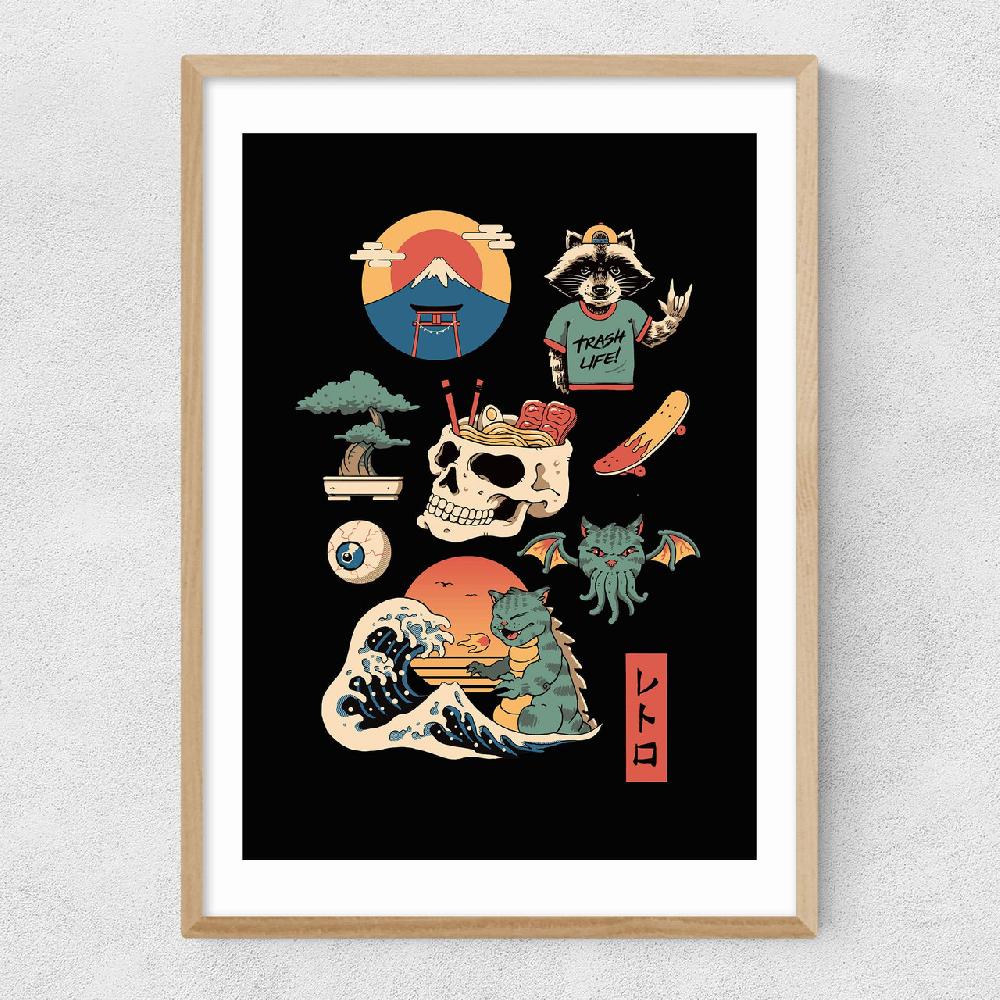 East End Prints Japanese Retro II