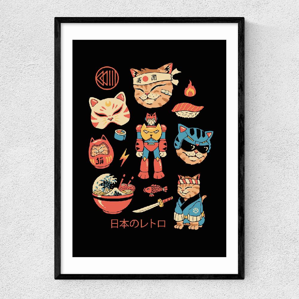 east end prints Japanese Retro