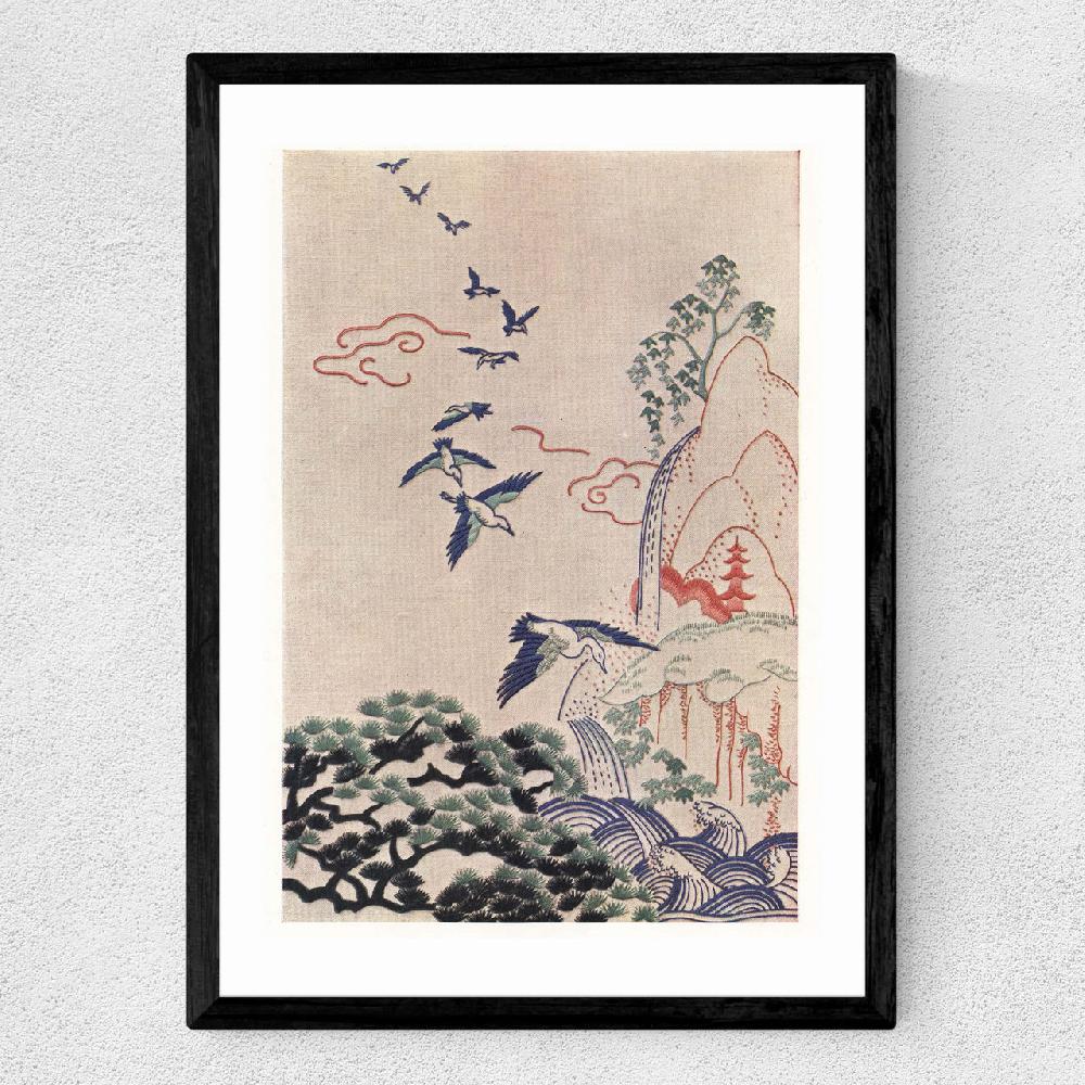 East End Prints Japanese Stitch Craft Landscape