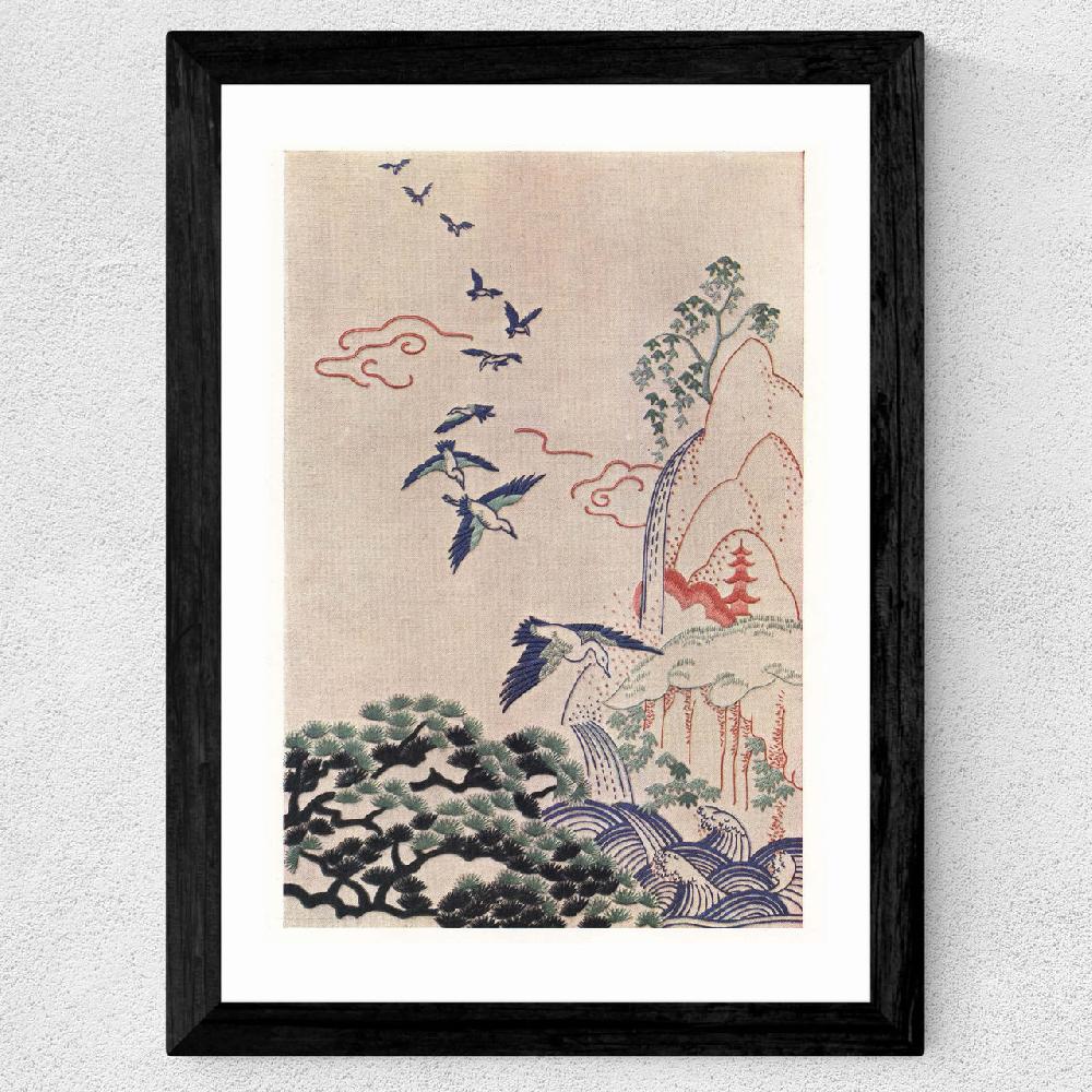 East End Prints Japanese Stitch Craft Landscape