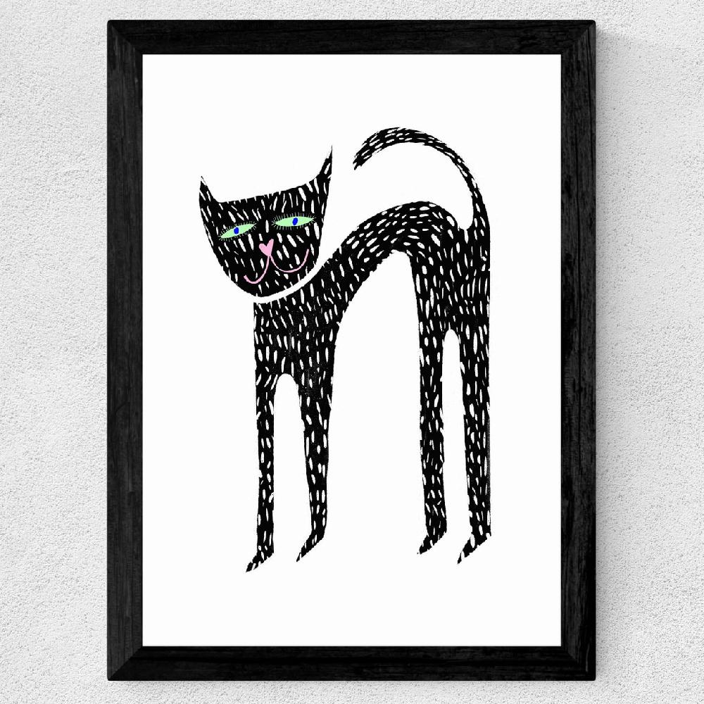 East End Prints Je Suis Un Chat