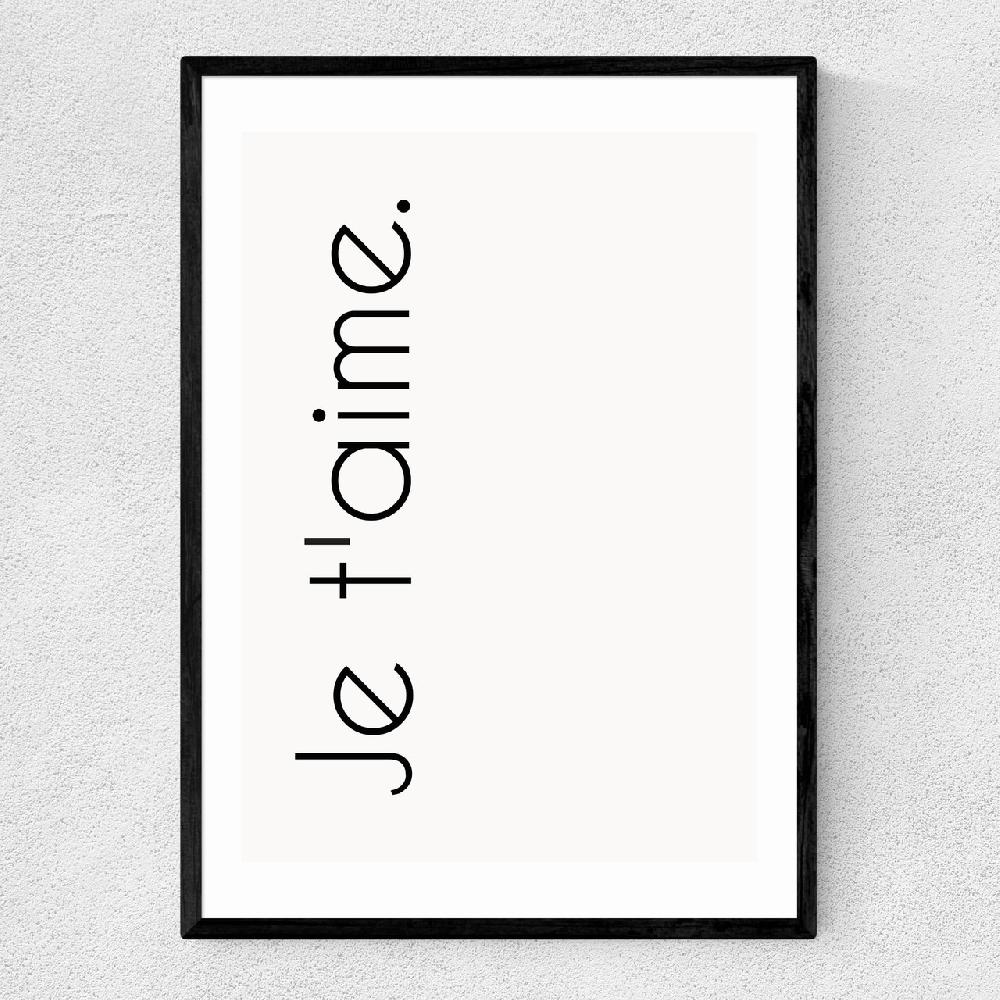 east end prints Je Taime