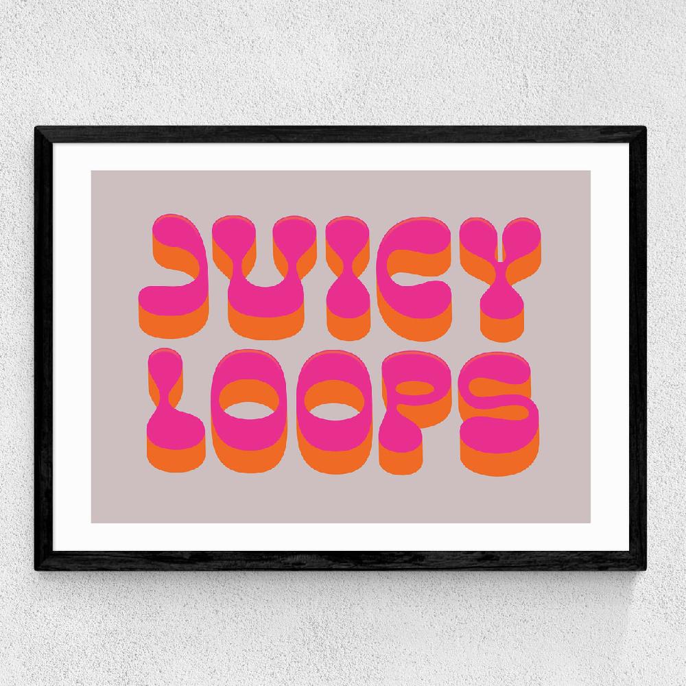 East End Prints Juicy Loops