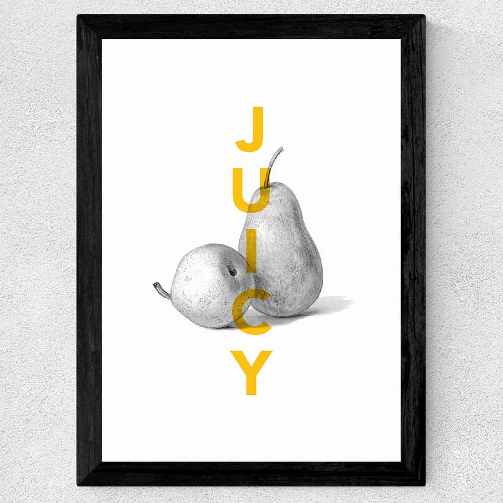 East End Prints Juicy Pears