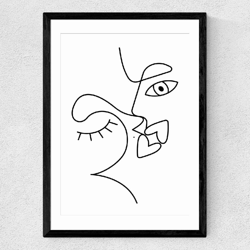 East End Prints Kiss