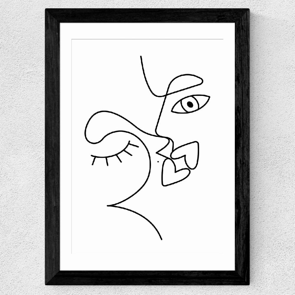 East End Prints Kiss