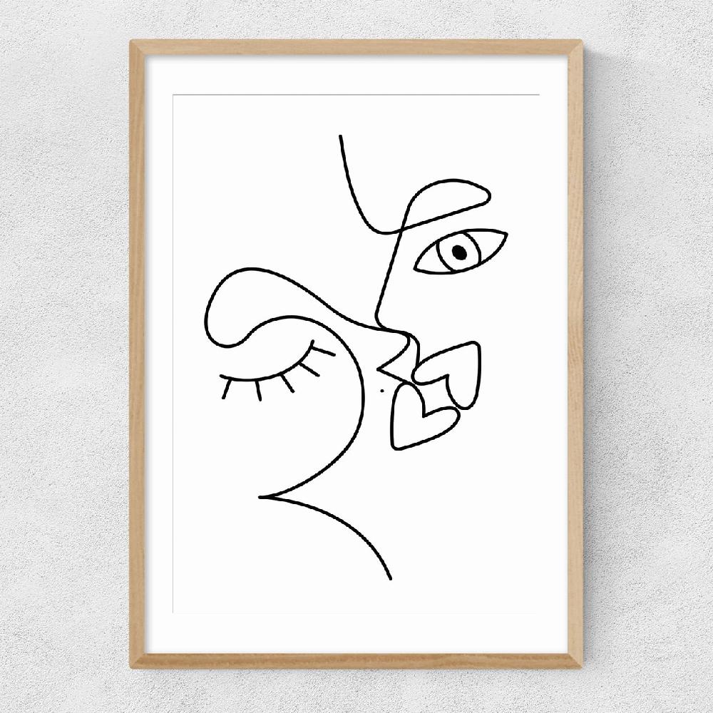 East End Prints Kiss