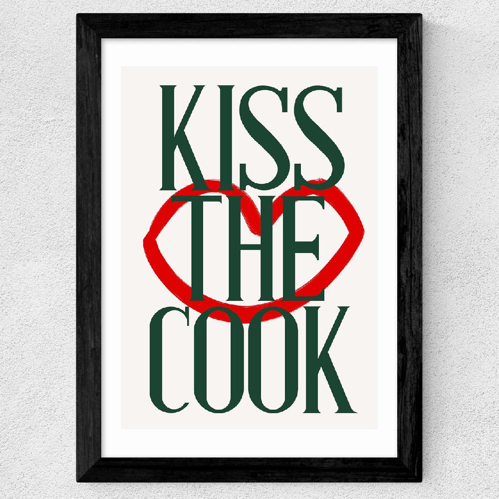 East End Prints Kiss The Cook