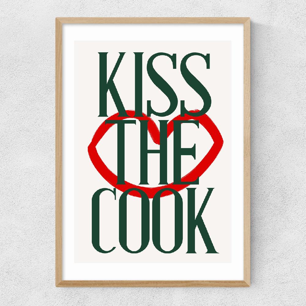 East End Prints Kiss The Cook
