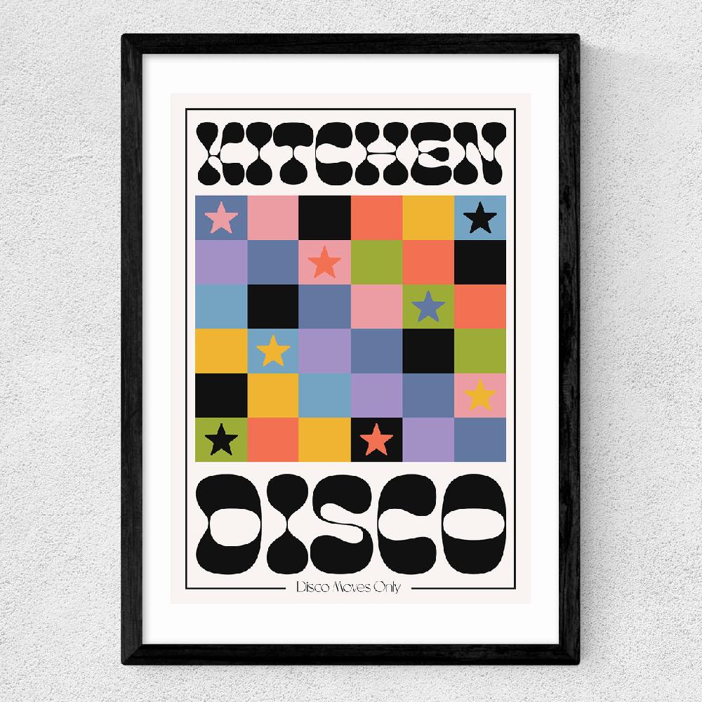 East End Prints Kitchen Disco By HollieGraphik