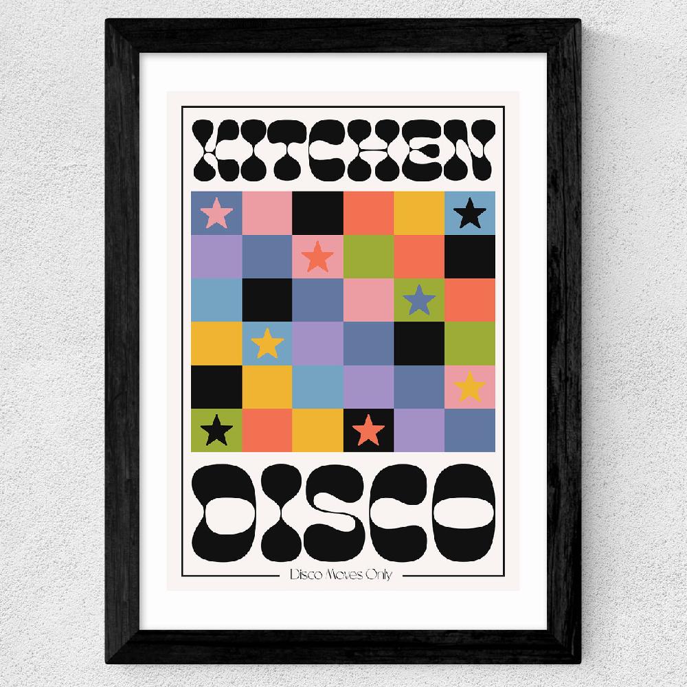 East End Prints Kitchen Disco By HollieGraphik