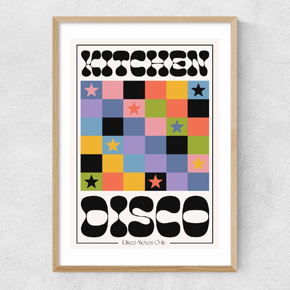 East End Prints Kitchen Disco By HollieGraphik