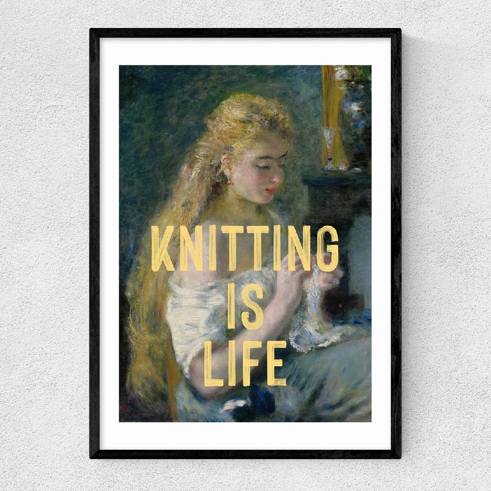 east end prints Knitting Is Life
