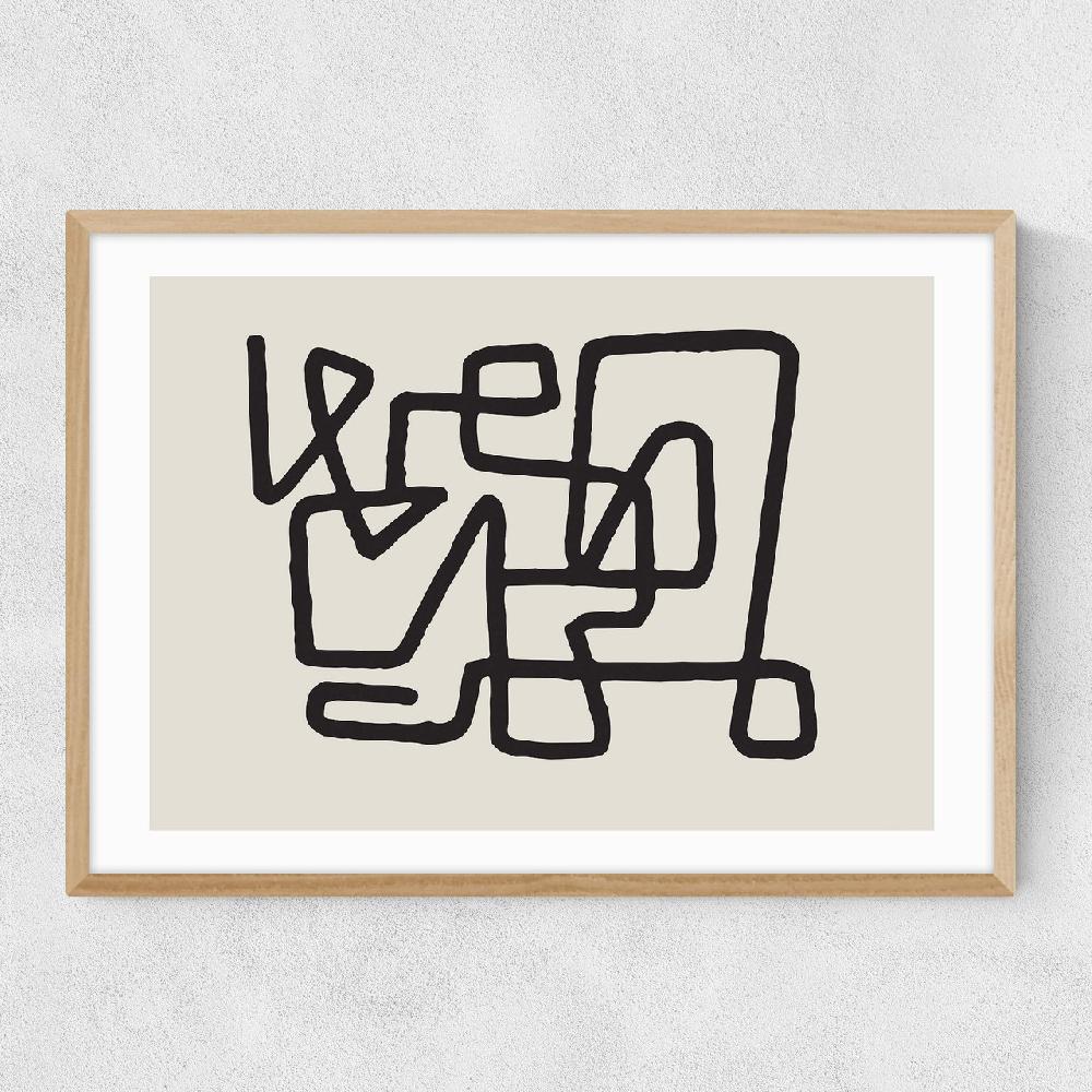 East End Prints Knot I By In House