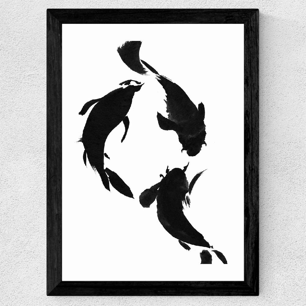 East End Prints Koi By Dan Hobday