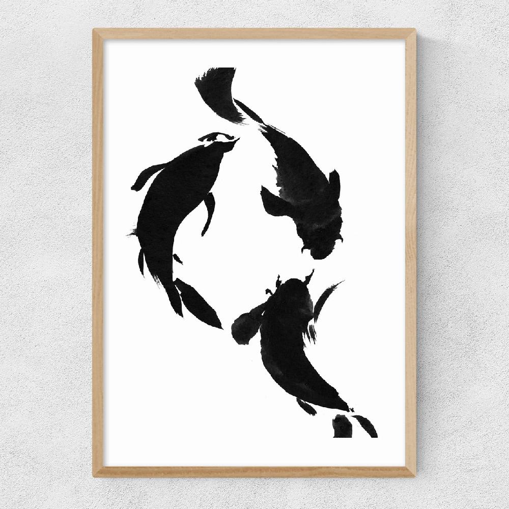 East End Prints Koi By Dan Hobday