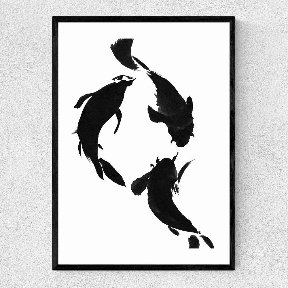 east end prints Koi by Dan Hobday
