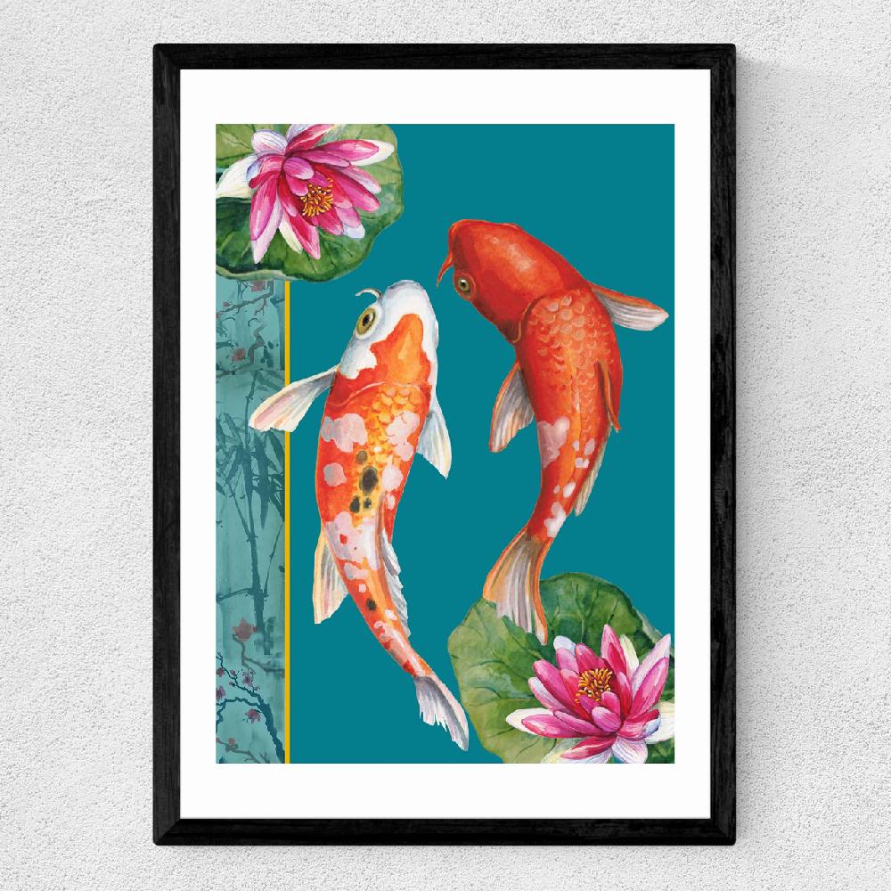 East End Prints Koi By Rocket 68