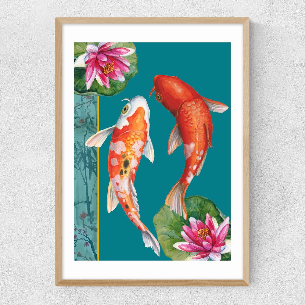East End Prints Koi By Rocket 68